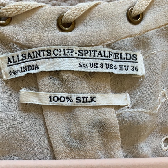 All Saints Silk Dress - Picture 11 of 12